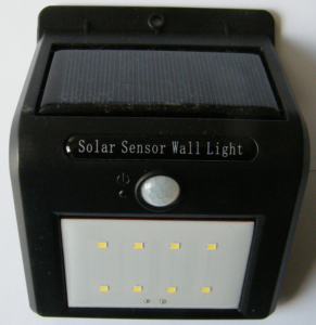 Lampada Solare da Parete con Sensore